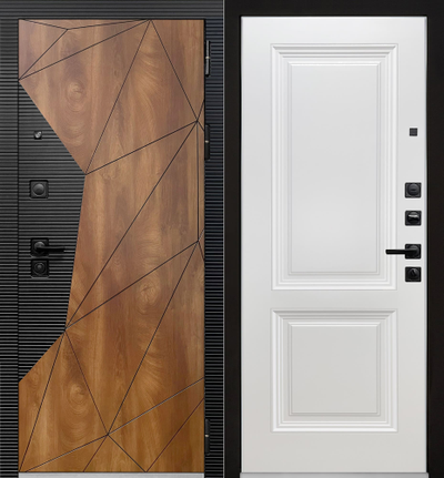 Геометрия Шелли цвет эмалит белый