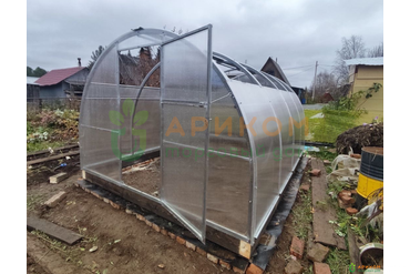 Теплица «Раздвижная» с открывающейся крышей