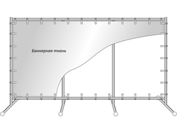 Пресс-волл 2*3 метра