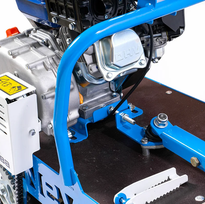 Мотобуксировщик НЕВА МС-1 ZS с САНЯМИ и СИДЕНЬЕ (дв.7,5л.с. Zongsheng GB225)