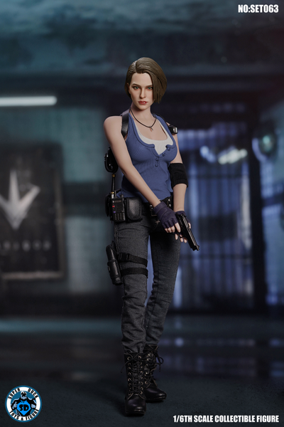 Джилл Валентайн (Resident Evil 3 Remake) - БЕЗ ТЕЛА - Коллекционный КОМПЛЕКТ 1/6 scale SET063 - SUPER DUCK