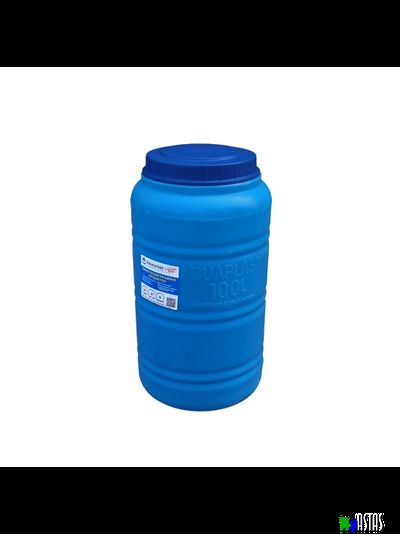 Емкость 100 литров вертикальная  синяя