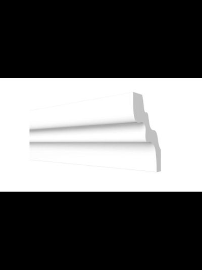 Потолочный плинтус DECOR-DIZAYN DD39, из дюрополимера, под покраску, ударопрочный