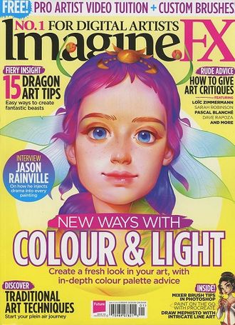ImagineFX Magazine Issue 156 January 2018 Иностранные журналы о дизайне в Москве, Intpressshop
