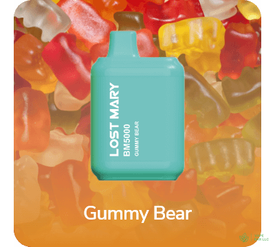 Одноразовая электронная сигарета LOST MARY BM5000, 2%, 14 мл, 650 мАч, 5000 затяжек (Gummy Bear)