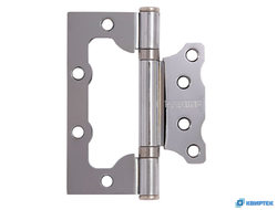 Петля дверная накладная без врезки (бабочка) хром купить в Челябинске | КВИРТЕК