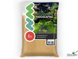 Грунт натуральный NOVAMARK HARDSCAPING Янтарный песок (River Amber)  0,4-0,8 мм, 6 л