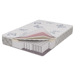 ВК129 Матрас Фортуна-Pro+ (БНП Стандарт, ППУ, войлок, ППу, эластичная пена, ELAX, бурлет)