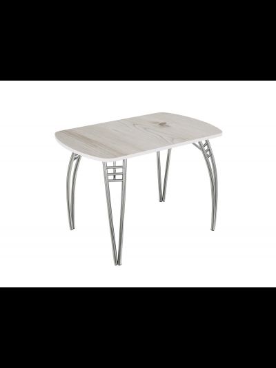 Стол кухонный "Пластиковый", подстолье паук разные цвета