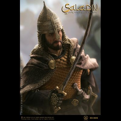 Саладин, Салах ад-Дин ("Царствие Небесное") - Коллекционная ФИГУРКА 1/6 "Nothing, Everything” Saladin Fine copper handmade armor (EX035) - POPTOYS