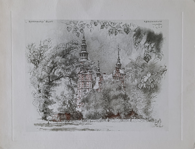 "Чудо" литография Vladimir Herceg-Pustodolcan 1974 год