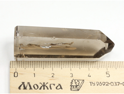 Кварц дымчатый, кристалл полированный, Бразилия (55*20*14 мм, 29 г) №36311