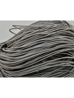 Резинка шляпная, 2,0 мм цвет темный серый