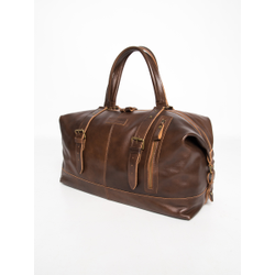 Кожаная дорожная сумка Campora Premium sienna (арт. 
4019-63)