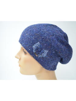 Берет женский стразы Сваровски
