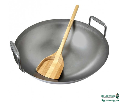 Big Green Egg Сковорода Вок Из Углеродистой Стали