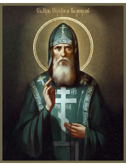 Серафим Вырицкий, Святой преподобный. Рукописная икона.