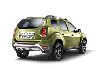 Защита порогов с алюм. площадкой 51мм «Эстонец» (ППК) RENAULT Duster 2012-20/ NISSAN Terrano 2014-. Арт. RDU330303