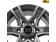 Комплект дисков R15 6,0J ET+33 6*139,7 Sakura Wheels 4156 Темно-серый с полировкой (№ 359)