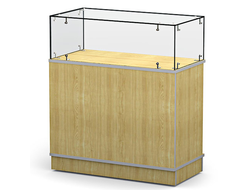 Прилавок «Елена» с остеклением