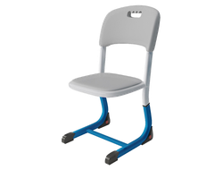 Стул ученический регулируемый Smarty, синий
