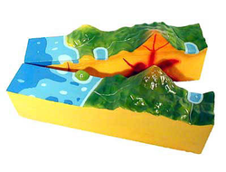 Модель вулкана (разборная)