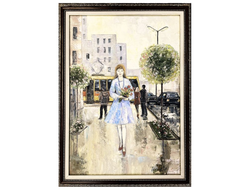 Картины с видами Екатеринбурга в ассортименте. Холст/масло. Большие размеры.