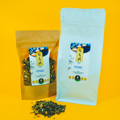 Зеленый чай с добавками "Релакс" 100г