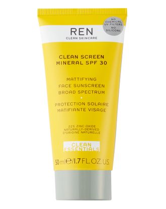 REN Clean Screen Mineral SPF30 - Солнцезащитный матирующий крем для лица