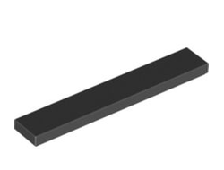 Tile 1 x 6, Black (6636 / 663626)