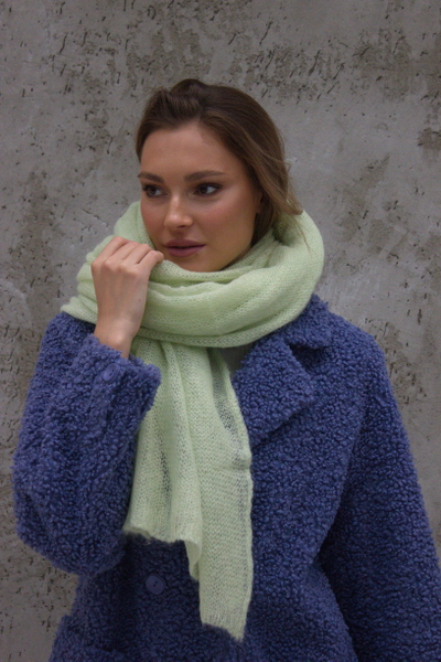 Визио Италия палантин мятного цвета фото