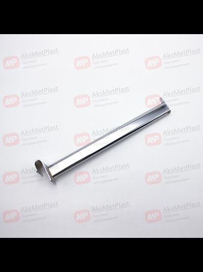 U305 Кронштейн хромированный прямой на овальную трубу универсальный L=305 мм