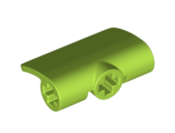 Technic, Panel Curved 2 x 3 x 1, Lime (71682 / 6370401)