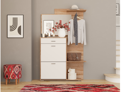 Прихожая Вито, белый, сонома