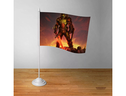 Флажок настольный Doom/ Дум №1