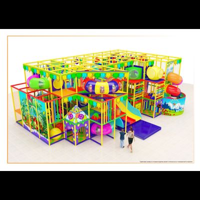 Детский игровой лабиринт 12,1х8,5х4,6м.