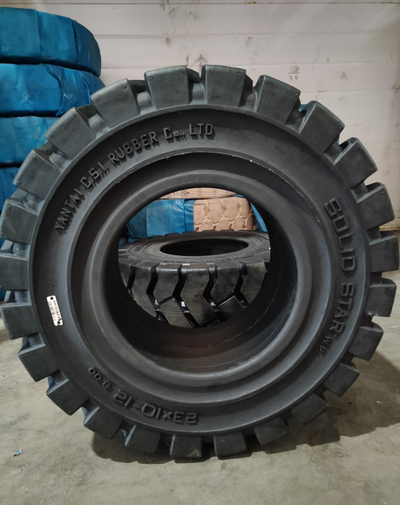 Шина 23х10-12 EU Click SOLID STAR цельнолитая для вилочного погрузчика