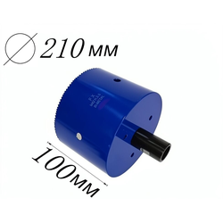 коронка диаметр 210 мм глубина 100 мм