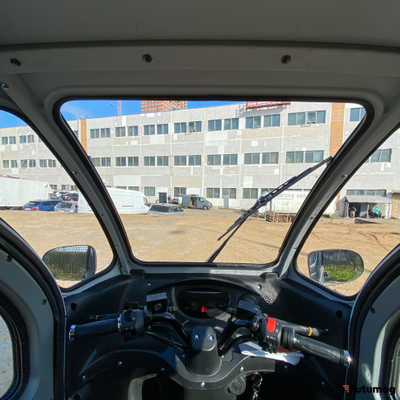 Трицикл грузовой GreenCamel Тендер E1200 (72V 2500W 84Ah) кабина, BOX, понижающая Тесла