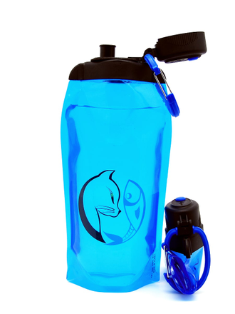 Складная бутылка для воды арт. B086BLS-1407 с рисунком