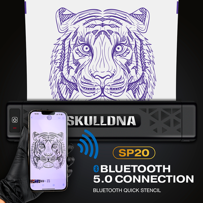 Беспроводной тату принтер AVA SKULLDNA SP20 Wireless Tattoo Printer