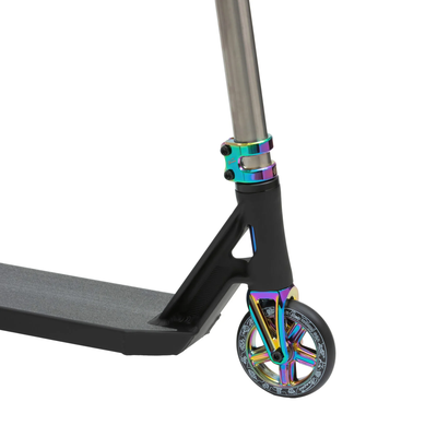 Самокат Комета Эфир чёрный неохром перед