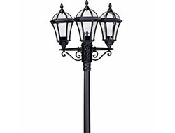 Светильники садово-парковые ROME S (столб 3 фонаря, высота  2233мм)