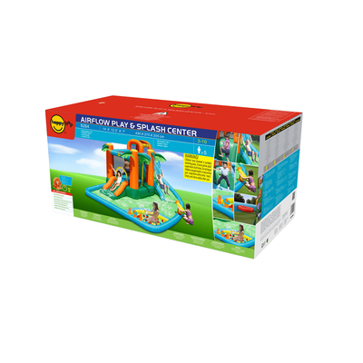 Надувной батут с горкой «Тропикана»