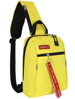Рюкзак с одной лямкой - сумка на грудь Optimum XXL RL, желтый