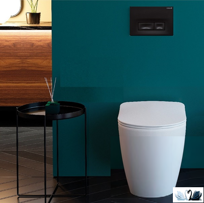 Чаша унитаза Creavit Free FE350.000 напольная приставная, с функцией биде. Скрытые крепления