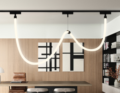 Светильник светодиодный трековый гибкий для шинопровода Magnetic Ultra Slim GV 1717 WH белый IP20 32W 4200K 48V D21*2000