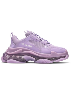 Balenciaga Triple S Sneaker Clear Sole Light Lilac
