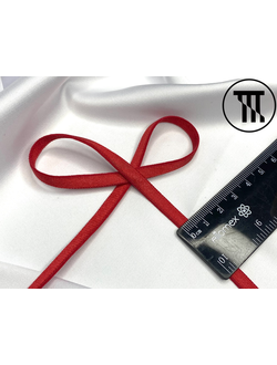 Резинка для бретелей, цв. Красный (двусторонняя)