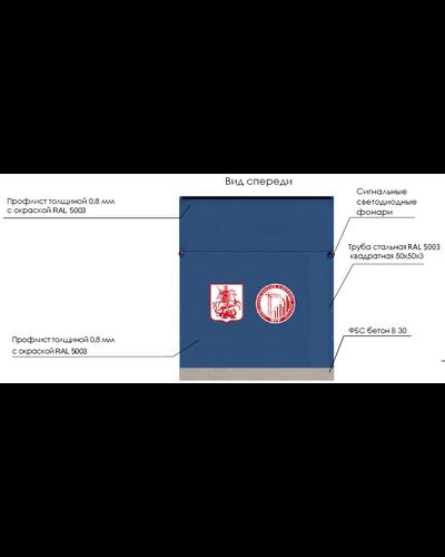 Тип 2.3 Защитно-охранное ограждение